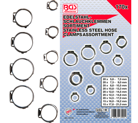 [BGS14115] Colliers 170 Pcs