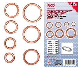 [BGS9313] Joints en cuivre creux 95 pcs  8-20mm