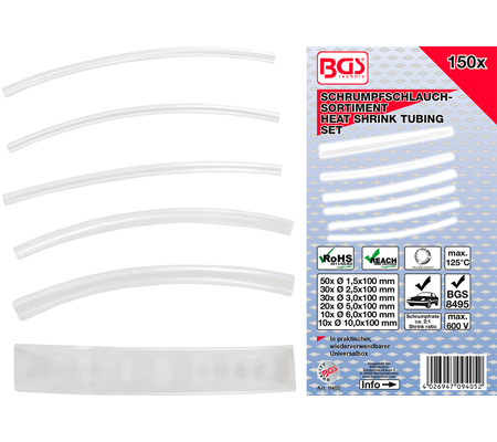 [BGS9405] Gaines rétractables transparentes 150 pcs