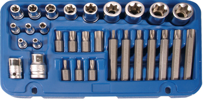 [BGS5025] Set de douilles et embouts E4-24 & TX20-50