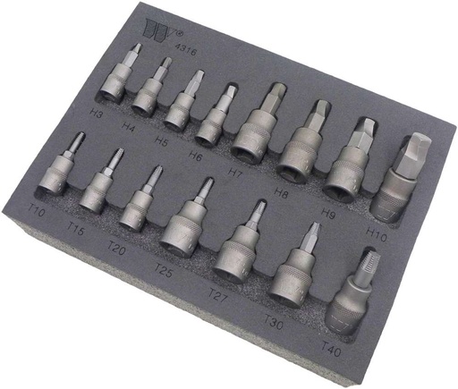 [4316-WW] Extracteur de boulons Torx et Allen