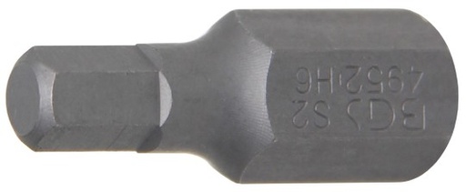 [BGS4952] Inbusbits kort 6 mm Hex. 10mm