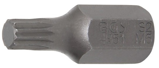 [BGS4851] Bit XZN M6 kort Hex. 10mm