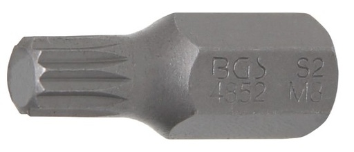 [BGS4852] Bit XZN M8 kort Hex. 10mm