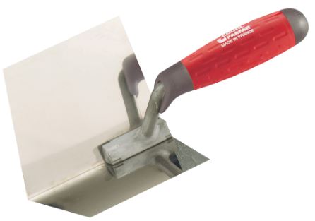 [2104000LP] Truelle d'angle intérieur Inox manche soft