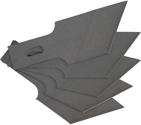 [BGS364-16x53] Mes voor schraper 0,6x16 mm x 53° 5 dlg.