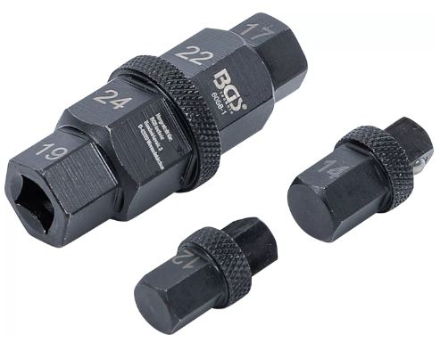 [BGS5058-1] Douille pour essieux 12-14-17-19-22-24mm 3/8"