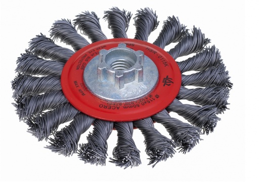 [HSR0115KM14] Brosse plate 115mm torsadée