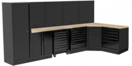 [SPUSS216W] USA Workshop serie Hout L 4,28m x 1,88m x 62 cm x H 2m