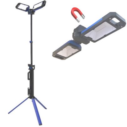 [SIN100-2195] Lampe de travail 1500/5000 lumen, tête amovible