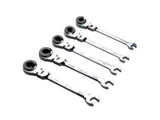 [44390-WW] Set 5 open ring-ratelsleutels  8 - 12 mm