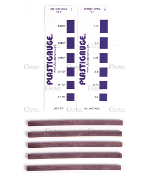 [40106] Fijne meetbanden Plastigauge® Paars 1,750 - 3.000 mm (5 st.)