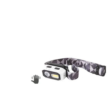 [OE0055] Lampe frontale  rechargeable avec Sensor on/off