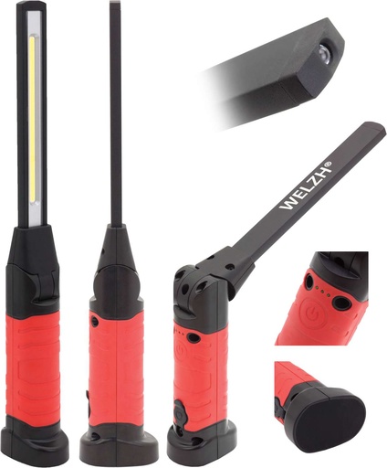 [793-WW] Extra sterke herladbare led magnetic fijne lamp met haak