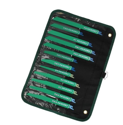 [HIT752049] Set 12 schrobzaagbladen staal&hout