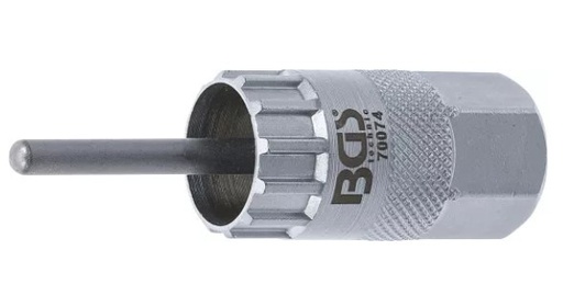 [BGS70074] Douille pour bague de verrouillage avec goupille de centrage pour cassettes et disques de freins 12 dents Ø centr. 5mm