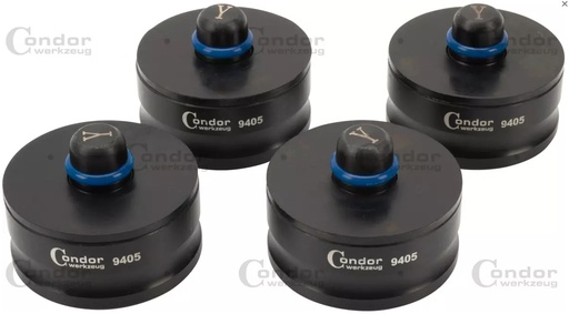 [9405P] Set 4 rubbers Tesla
