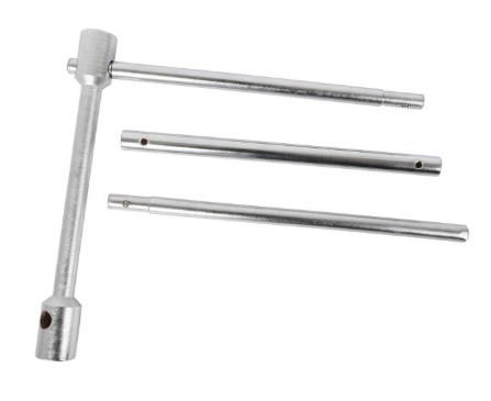 [OM0405] Clé de roue avec rallonges 32x33mm