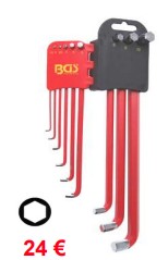 [BGS35120] Set inbussleutels korte uiteinden 1,5 - 10mm