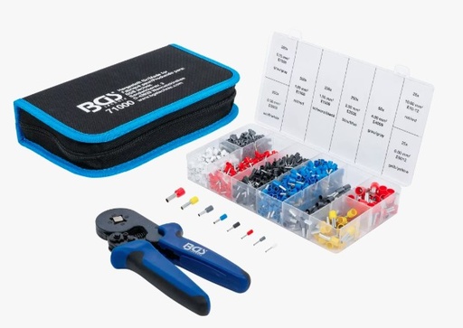 [BGS71000] Pince à sertir avec cosses. 0,25 - 10 mm²