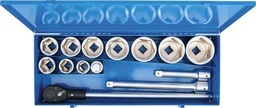 [BGS1210] Boîte de douilles 1&quot; - 15 pcs 36-80mm