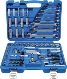 [BGS2299] Boîte de douilles 1/4&quot; + 3/8&quot; 92 pcs pouce