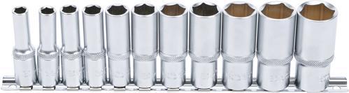 [BGS2756] Set de douilles longues 3/8" en pouces