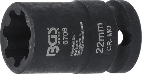 [BGS6706] Dop 7 kant 22mm  Audi S5 / Q5