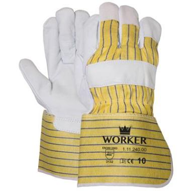 [1-11-240-00] Gants cuir fleur T10