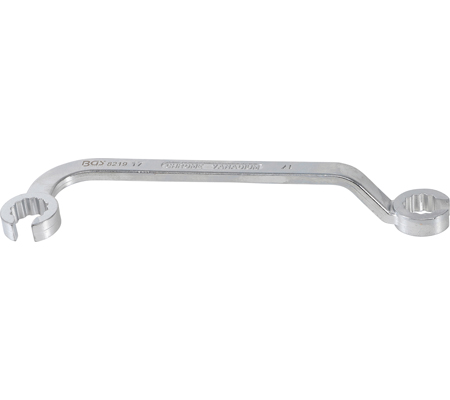 [BGS8291] Clé coudée ouverte 17mm pour injecteurs