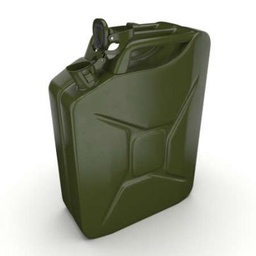 [BJ2000] Jerrycan kaki - 20L métal