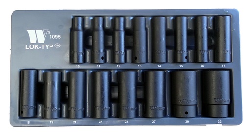 [1095-WW] Lok-Type douilles 1/2 longues 10-32mm