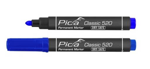 [PICA520/41] Pica Permanent Marker, Blauw per stuk