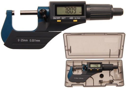 [BGS8427] Digitale micrometer 0-25mm