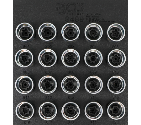 [BGS9499] Douilles pour boulons de sécurité Audi