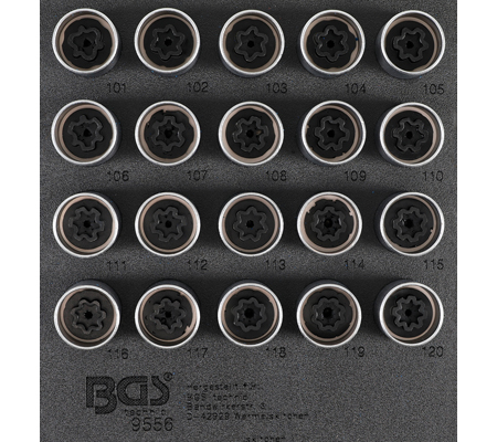 [BGS9556] Douilles pour boulons antivol Opel A