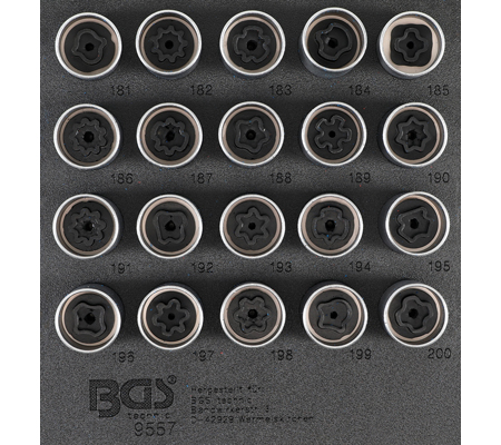 [BGS9557] Douilles pour boulons antivol Opel B