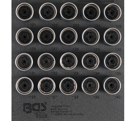 [BGS9558] Douilles pour boulons antivol Opel C
