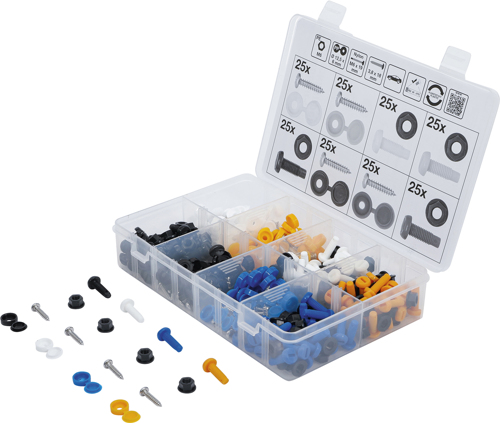 [BGS6793] Assortiment  vis, écrous et capuchons 400 Pcs
